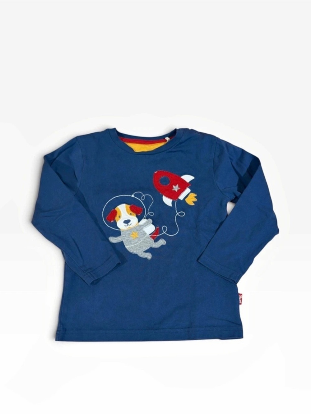 Kite Astro Pup Space Long Sleeve T-Shirt Blue & Red Size 4 Size 104cm